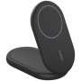 BELKIN Boost Charge Qi2 2v1 skladací magnetický bezdrôtový stojan pre iPhone / AirPods - 15W - čierny