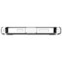Spigen Ultra Hybrid transparentný kryt s MagSafe so vzorom karbónových vlákien pre iPhone 16e / 17e - číry