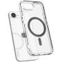 Spigen Ultra Hybrid transparentný kryt s MagSafe so vzorom karbónových vlákien pre iPhone 16e / 17e - číry