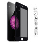 Ochranné tvrdené Anti-Spy sklo pre iPhone 7/8/SE (2020/2022) - čierne