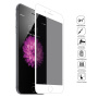 Ochranné tvrdené Anti-Spy sklo pre iPhone 7 / 8 / SE (2020/2022) - biele