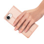DUX DUCIS Skin Pre flipové púzdro pre iPhone 16e / 17e - ružovozlaté