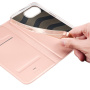 DUX DUCIS Skin Pre flipové púzdro pre iPhone 16e / 17e - ružovozlaté