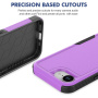 Super odolný kryt pre iPhone 16e / 17e - fialový