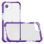 Transparentný kryt s farebným rámčekom pre iPhone 16e / 17e - fialový