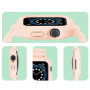 Odolné Armor púzdro s remienkom pre Apple Watch 46mm - ružové