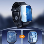 Ochranná fólia s aplikátorom pre ľahké nalepenie pre Apple Watch 40mm - 2 ks