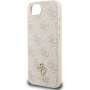 Guess 4G Small Metal Logo kryt s MagSafe pre iPhone 16e / 17e - ružový