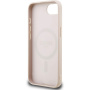 Guess 4G Small Metal Logo kryt s MagSafe pre iPhone 16e / 17e - ružový