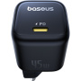 Baseus PicoGo mini rýchlonabíjací adaptér s portom USB-C - 45W - čierny
