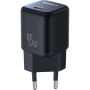 Baseus PicoGo mini rýchlonabíjací adaptér s portom USB-C - 45W - čierny