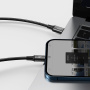 Baseus Rapid 3v1 univerzálny nabíjací a dátový kábel - USB-C na USB-C / Lightning / micro USB - 1,5 m - čierny