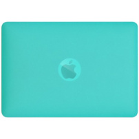 Matný priehľadný kryt s výklopným stojanom pre MacBook Pro 16" (A2141) - tyrkysový