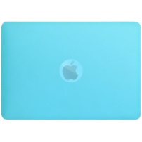 Matný transparentný kryt s vyklápacím stojanom pre MacBook Pro 16" (A2485 / A2780 / A2991 / A3186 / A3403 / A3428 / A3429) - modrý