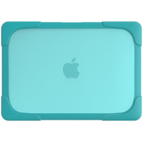 Nárazuvzdorný kryt s výklopnými nožičkami pre MacBook Air 13" (A1932 / A2179 / A2337) - modrý