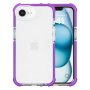 Transparentný kryt s farebným rámčekom pre iPhone 16e / 17e - fialový