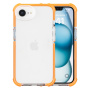 Transparentný kryt s farebným rámčekom pre iPhone 16e / 17e - oranžový