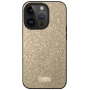 SULADA elegantný trblietavý kryt pre iPhone 16 Pro - zlatý
