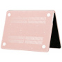 Trblietavý pastelový kryt pre MacBook Air 13" (A2681 / A3113 / A3240 / A3449) - lososový