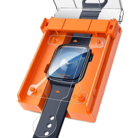 Ochranná fólia s aplikátorom pre ľahké nalepenie pre Apple Watch 44mm - 2 ks