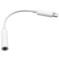 Redukcia lightning na 3,5 mm jack pre iPhone - biela