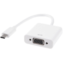 Redukcia USB-C na VGA pre MacBook - biela