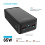FIXED Zen2 30 Plus powerbanka s portami USB-C \/ 2x USB-A - 30 000 mAh - čierna