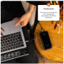 FIXED Zen2 30 Plus powerbanka s portami USB-C \/ 2x USB-A - 30 000 mAh - čierna