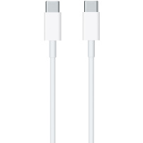 Dátový a nabíjací kábel USB-C / USB-C pre iPhone / iPad / MacBook / AirPods - 2 m - biely