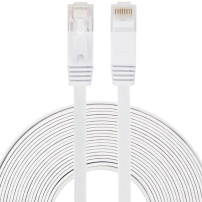 Ethernet CAT-6 kábel RJ45 pre MacBook - 10 m - biely