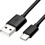 Originálne Samsung nabíjací a dátový kábel - USB-A na USB-C - eko balenie - 1,5 m - čierny