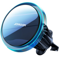 JOYROOM JR-ZS291 magnetický držiak do auta do ventilačnej mriežky s bezdrôtovým nabíjaním pre iPhone - čierny