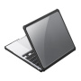 DUX DUCIS LCGM Series lesklý transparentný kryt pre MacBook Air 15" (A2941 / A3114 / A3241 / A3448) - čierny