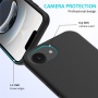 Silikónový kryt pre iPhone 16e / 17e - čierny