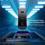ESSAGER PST-140C2A GaN rýchlonabíjací adaptér s portami 2x USB-C / USB-A - 140W - čierny