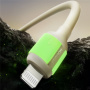 JOYROOM S-A53 nabíjací a dátový kábel - USB-A na Lightning - 2 m - béžový