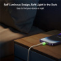 JOYROOM S-A53 nabíjací a dátový kábel - USB-A na Lightning - 2 m - béžový
