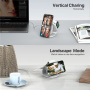 YM-T1 3v1 bezdrôtová MagSafe nabíjačka pre iPhone / Apple Watch / AirPods - 15W - tmavo šedá