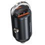 Toocki TQ-CC34A mini autonabíjačka s portami USB-C / USB-A - 30W - čierna
