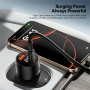 ESSAGER ES-CC19 autonabíjačka s displejom a portami USB-C / USB-A - 140W - čierna
