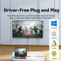 ESSAGER ES-OTG22 video redukcia - HDMI na USB-C - tmavo šedá