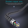 TOTUDESIGN AD-8 audio kábel - 3,5 mm jack na USB-C - 1 m - čierny