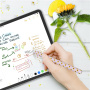 AhaStyle silikónový obal so vzorom slnečníc pre Apple Pencil 2. generácie / Pro - fialový