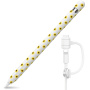 AhaStyle silikónový obal so vzorom slnečníc pre Apple Pencil 1. generácie - biely
