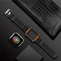 Totudesign puzdro s remienkom pre Apple Watch – 42 mm – oranžový