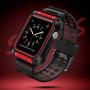 Totudesign puzdro s remienkom pre Apple Watch – 42 mm – červený