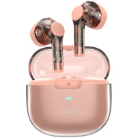 Wiwu T12 Bluetooth bezdrôtové slúchadlá - ružová