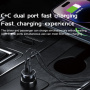 TOTUDESIGN CC-6 autonabíjačka s portami 2x USB-C - 60W - čierna