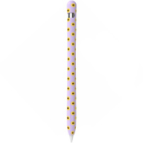 AhaStyle silikónový obal so vzorom slnečníc pre Apple Pencil 1. generácie - fialový