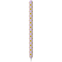AhaStyle silikónový obal so vzorom slnečníc pre Apple Pencil 2. generácie / Pro - fialový